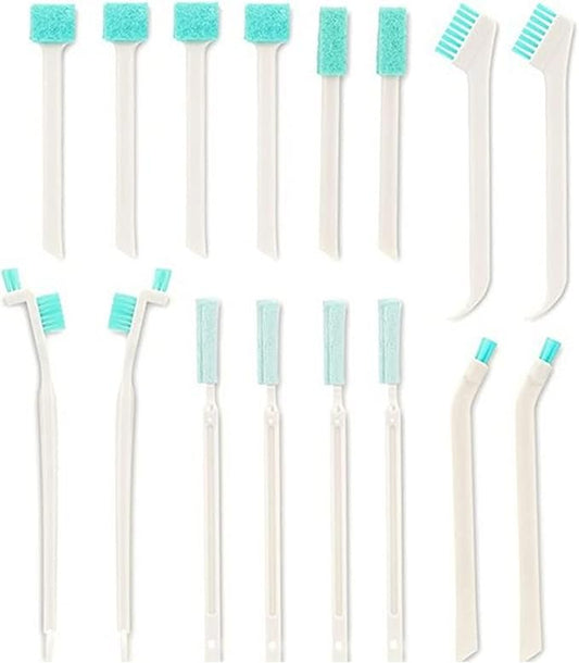 16 Pcs Crevice Gap Cleaning Brush Tool, 8 in 1 Detail Cleaner Brush by Jipaziy