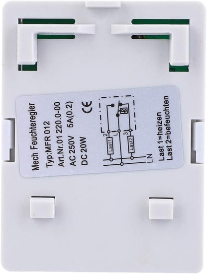 Focket Humidity Controller, MFR012 Hygrostat Humidity Switch 35mm DIN Rail - Image 8