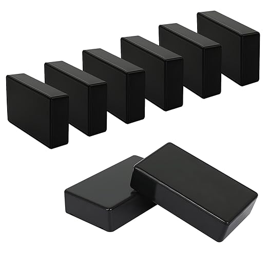 Project Box 8 Pieces Electrical Box Small Junction Box ABS Plastic Enclosure by HoHaing