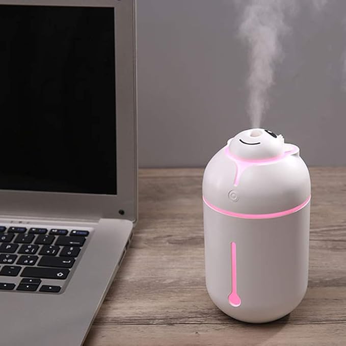 Car Humidifier LED Light Adjustable Fog Mode Waterless Automatic Off Humidifier - Image 6
