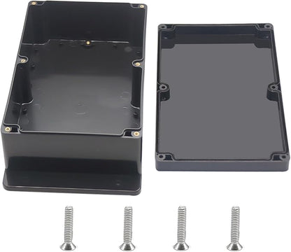 Outdoor Waterproof Junction Box IP67 Project Box ABS Black Electrical Boxes by Otdorpatio