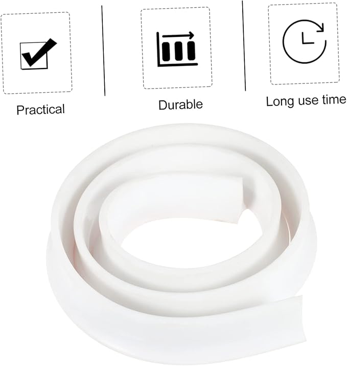 jojofuny 3m Toilet Water Retaining Strip Self-adhesive Bathroom Baffle - Image 4