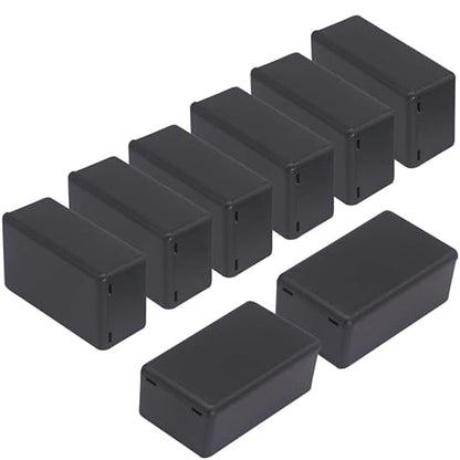 Zulkit 8Pcs Project Boxes ABS Plastic Electrical Project Case Power Junction by Zulkit