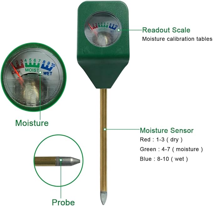 Soil Moisture Meter Mini Size Humidity Tester Suitable - Image 6