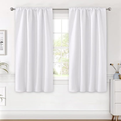 H.VERSAILTEX White Curtains Thermal Insulated Window Treatment Panels Room - Image 2