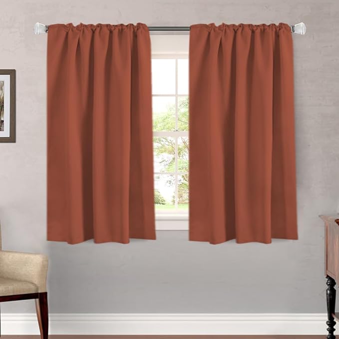 H.VERSAILTEX Blackout Curtains Thermal Insulated Window Treatment Panels Room - Image 2