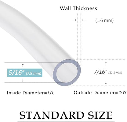 DAVCO 5/16" ID - 50 ft Clear Vinyl Tubing - Image 3