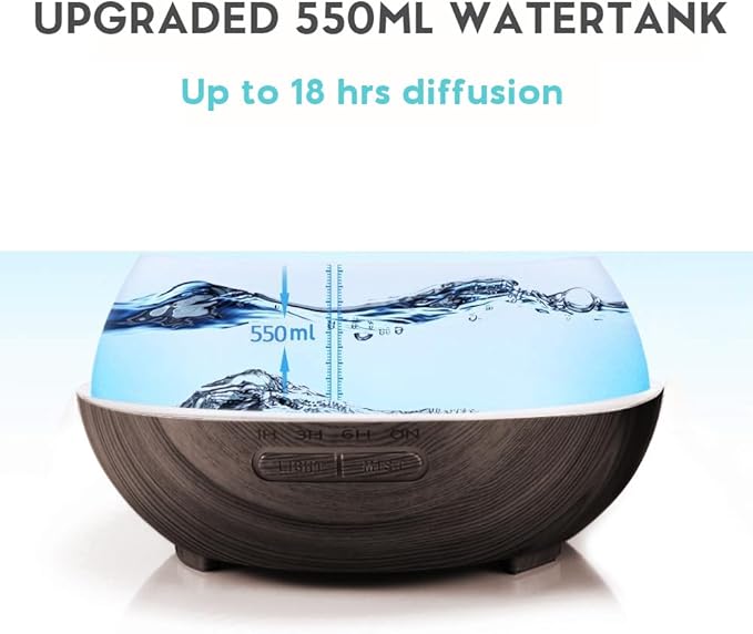 550ml Large Capacity Essential Oil Diffuser - Image 8