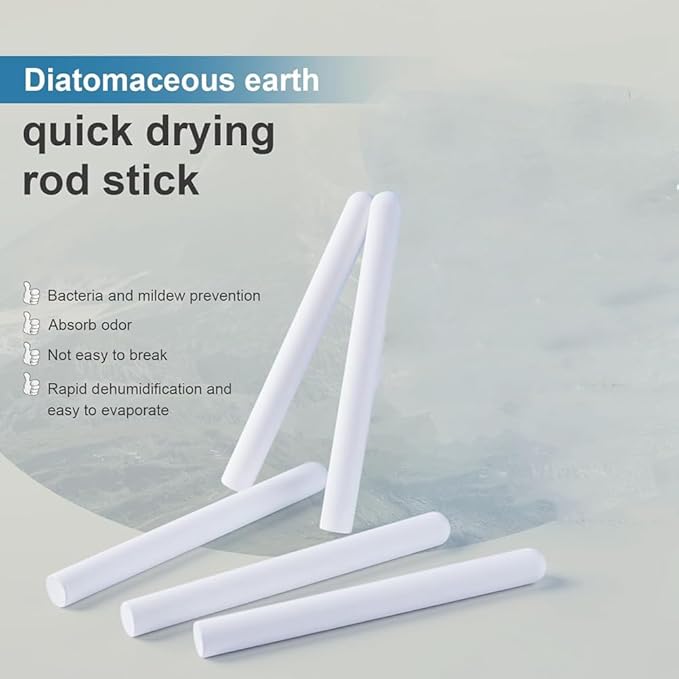 for Toys, Diatom Drying Rod Stick 5 Pcs Reusable Deodorizer Dehumidifier Dry - Image 5