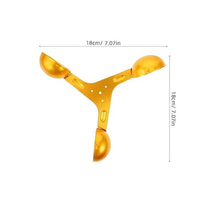 3-Cup Anemometer Sensor for Wind Measurement Durable Aluminum Alloy - Image 3