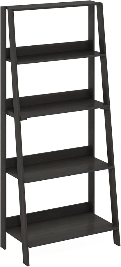 Furinno Ladder Book Shelf, 5-Tier Ladder Shelf, Display Storage Shelves - Image 6