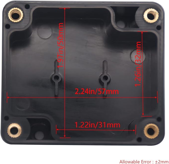 Project Box IP65 Waterproof Junction Box ABS Plastic Black Electrical Boxes DIY - Image 3