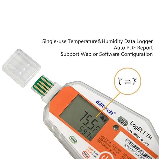 Thermal Mapping Area Mapping Single Use Temperature and Humidity Data Logger - Image 4