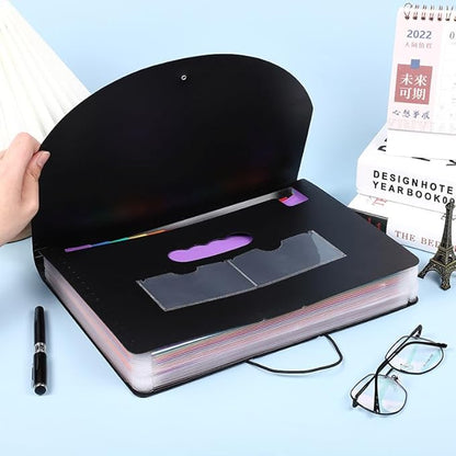 Expandable Folder with Multi-Layer Tabs, A4/Letter Size, Keeps Documents Dry - Image 3