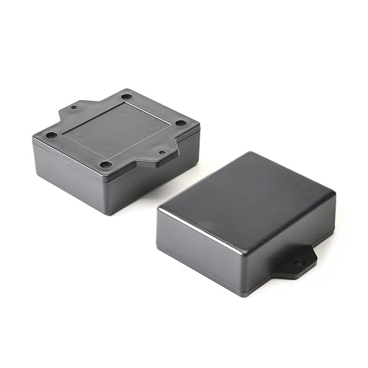 Fielect 3Pcs Project Box ABS Plastic Junction Box Dustproof Universal by Fielect