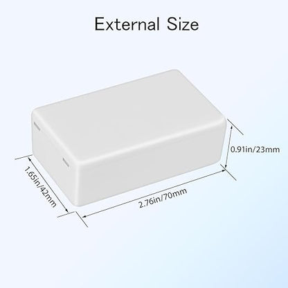Project Box 8 Pieces Electrical Box Small Junction Box ABS Plastic Enclosure - Image 3
