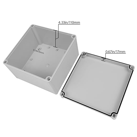 Junction Box，7.9"x 7.9"x 5.1" Outdoor Electrical Box - Image 3