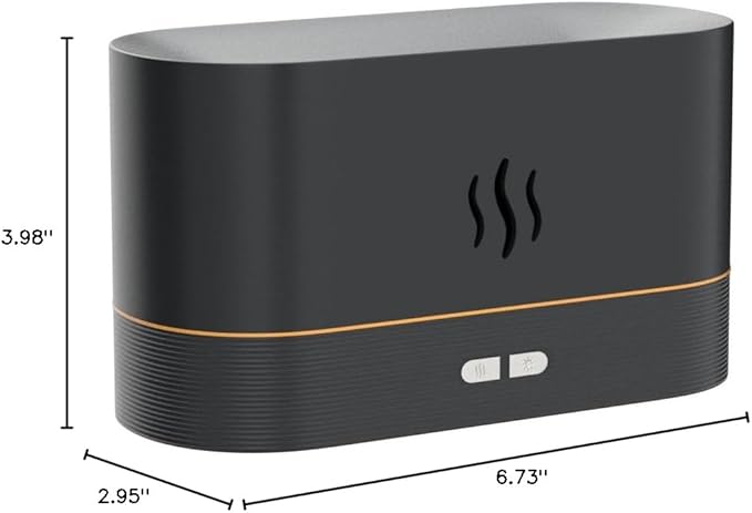 Flame Diffuser Humidifier-Auto Off 180ml Essential Oil Diffuser-2 Modes - Image 10