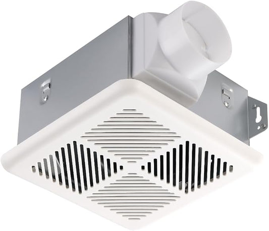 Bathroom Exhaust Fan 50CFM 1.0Sone, Quiet Bath Fan by Unknown