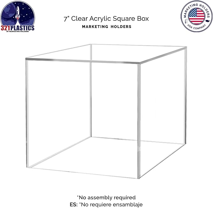 7 Inch Clear Acrylic Display Box - Image 6