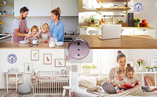 Mini Indoor Thermometer Hygrometer Analog 2 in 1 Temperature Humidity Monitor - Image 3