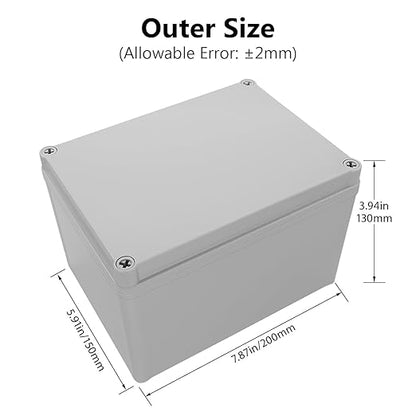 LeMotech Junction Box IP67 Waterproof Dustproof ABS Plastic Project Box - Image 2