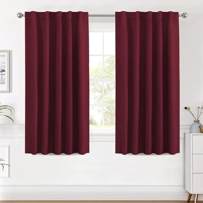 H.VERSAILTEX Christmas Blackout Curtains Thermal Insulated Window Treatment by HVERSAILTEX