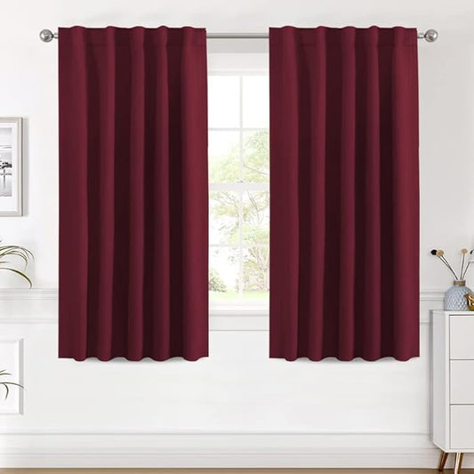 H.VERSAILTEX Christmas Blackout Curtains Thermal Insulated Window Treatment by HVERSAILTEX