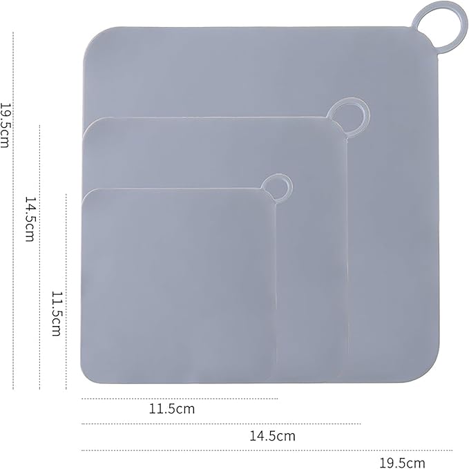 2 Pieces 6 x 6 Inch Silicone Tub Stopper Floor Drain Cover Sewer Anti-Odor Mat - Image 6