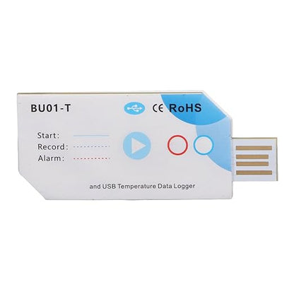 Disposable Temperature Humidity Data Logger, Built in USB, Accurate to ±0.5°C by Mavaol