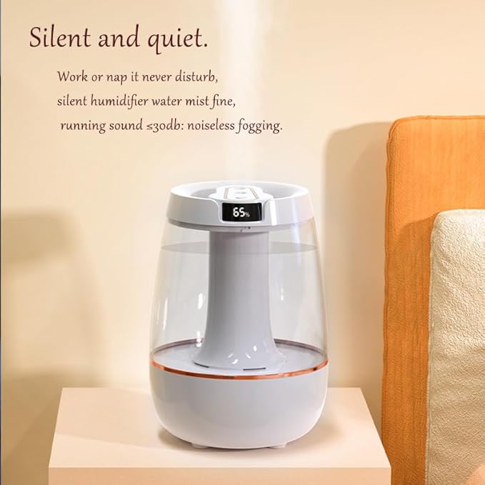 Humidifier for Bedroom, 3 Liter Cool Mist Humidifier, Silent dual-nozzle - Image 5