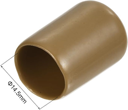 uxcell 20pcs Rubber End Caps 14.5mm ID Vinyl PVC Round Tube Bolt Cap Cover - Image 3