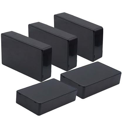 Zulkit 5Pcs Project Boxes ABS Plastic Electrical Project Case Power Junction by Zulkit