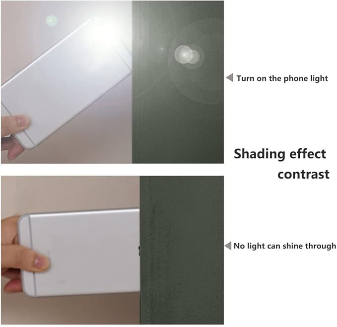 NICETOWN 100% Blackout Curtains 60" Long, Pair of Energy Smart & Noise Blocking - Image 3