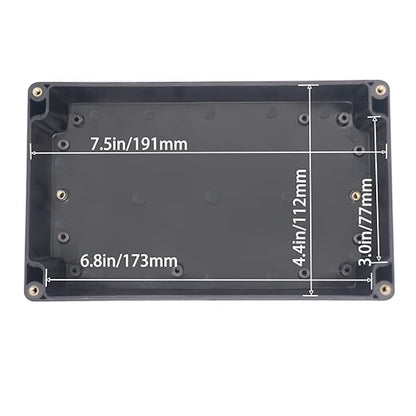 Watertight Junction Box, IP67 Waterproof Project Box Durable ABS Plastic - Image 5