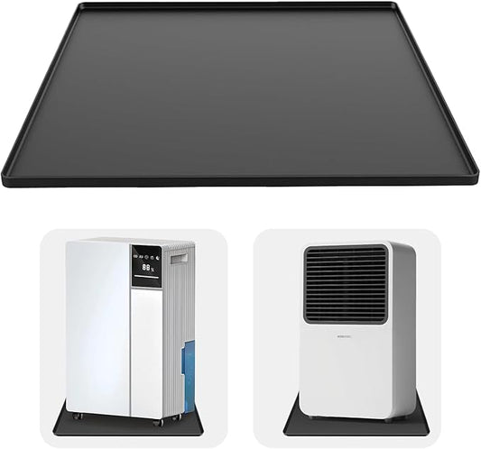 Dehumidifier Drip Mat, 23.6'' x 19.7'' x 0.78'' Humidifier Silicone Drip Mat by AMULOKRU