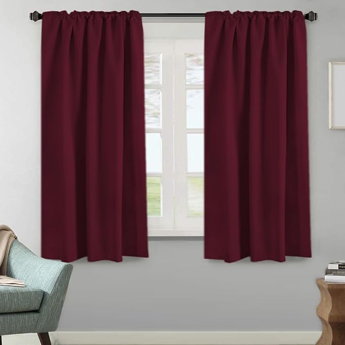H.VERSAILTEX Christmas Blackout Curtains Thermal Insulated Window Treatment - Image 2