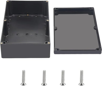 Outdoor Waterproof Junction Box IP67 Project Box ABS Black Electrical Boxes by Otdorpatio