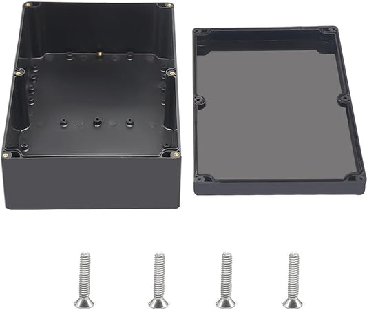 Outdoor Waterproof Junction Box IP67 Project Box ABS Black Electrical Boxes by Otdorpatio