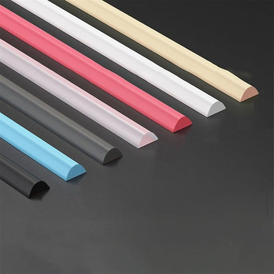 Bathroom Retention Water Barrier Strip Dry/Wet Separation Silicone Seal Strip by Unknown