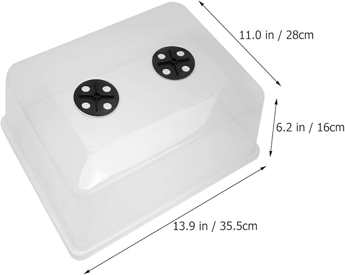 PRETYZOOM Elevated Lid for Starter Tray, Germination Tray Lid Started, - Image 5