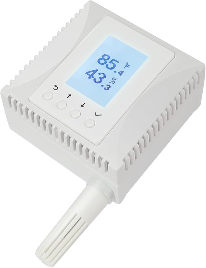 Indoor Air Quality Monitor, 3-in-1 Temperature Humidity CO2 Sensor, by MONIGEAR