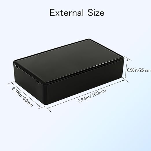 Project Box 8 Pieces Electrical Box Small Junction Box ABS Plastic Enclosure - Image 3