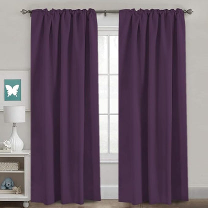 H.VERSAILTEX Blackout Curtains Thermal Insulated Window Treatment Panels Room - Image 2