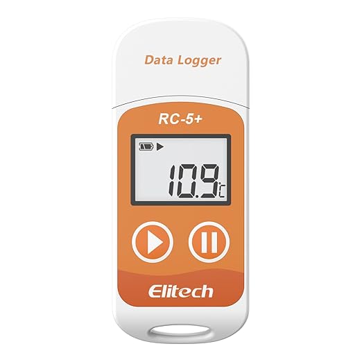 Elitech RC-5+ Digital PDF USB Temperature Data Logger Reusable Recorder by Elitech