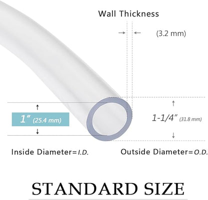 DAVCO 1" ID - 25 ft Clear Vinyl Tubing - Image 3
