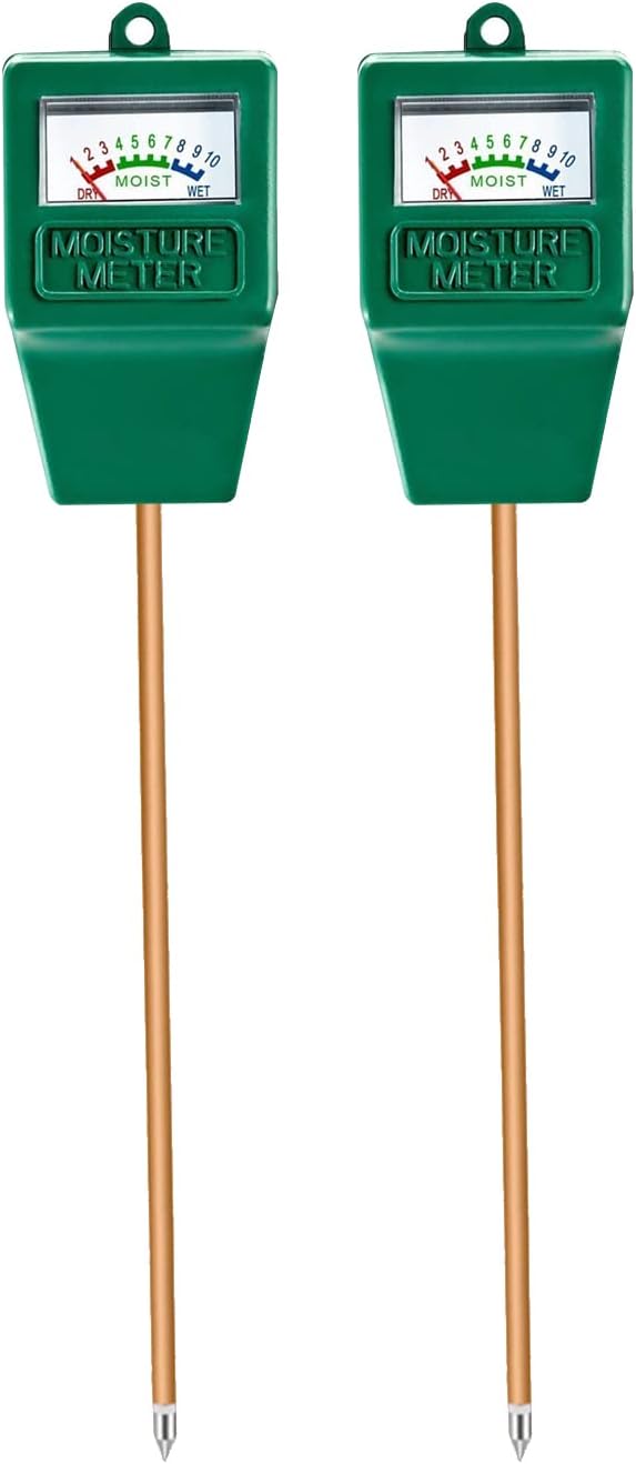 Soil Moisture Meter, 2 Pack Plant Hygrometer Moisture Sensor Plant Water Monitor by Hathdia