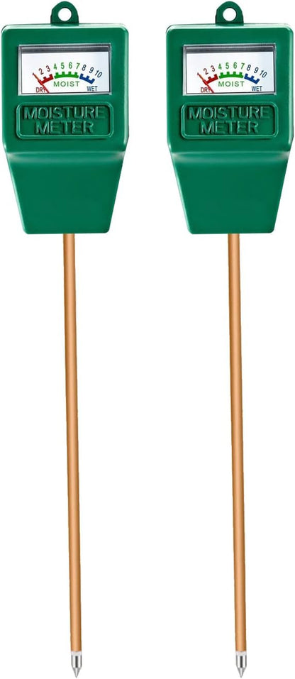 Soil Moisture Meter, 2 Pack Plant Hygrometer Moisture Sensor Plant Water Monitor by Hathdia