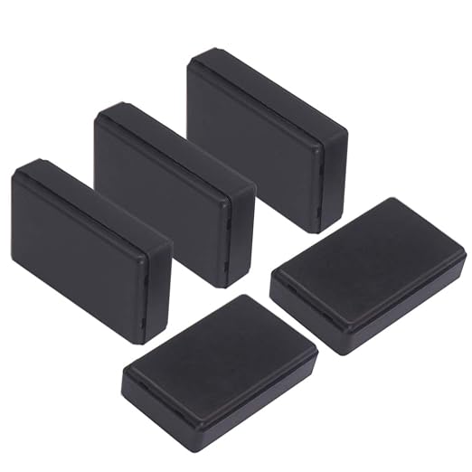 Zulkit 5Pcs Project Boxes ABS Plastic Electrical Project Case Power Junction by Zulkit