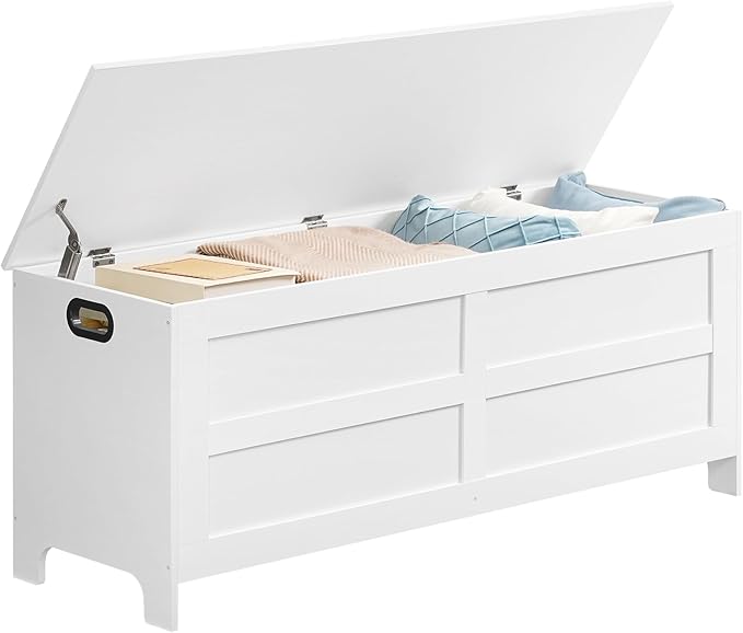 Storage Chest, 47.2” Large Toy Chest, Entryway Storage Trunk, Storage Bench - Image 8